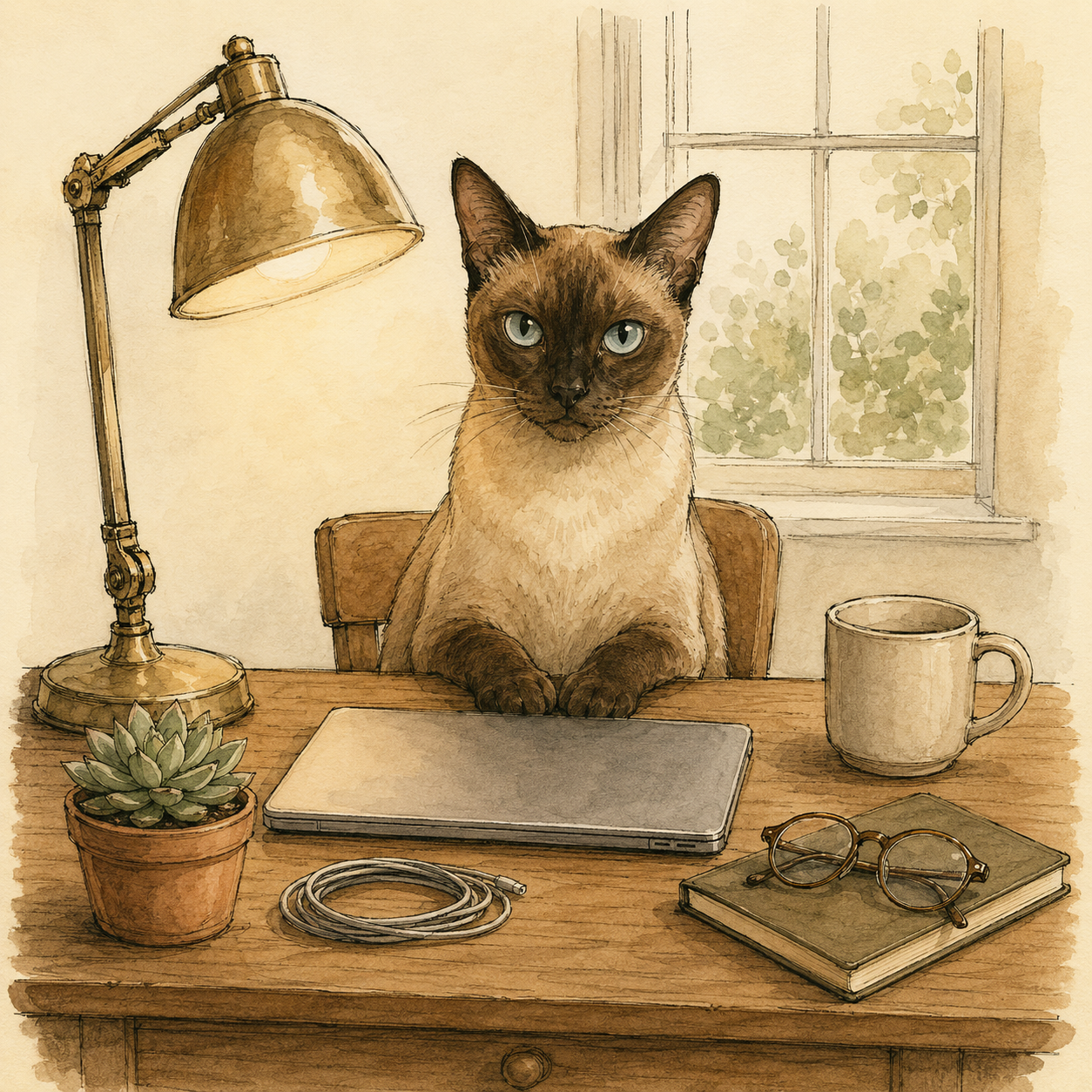 Bella, the pragmatist finds cat